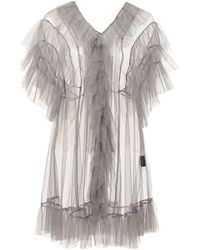 By Moumi - Tulle Babydoll Dove - Lyst