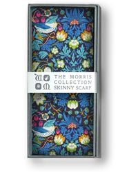 Lime Tree Design - Skinny Scarf Strawberry Thief Morris Collection - Lyst