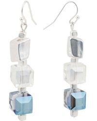 Saachi - Bead And Stone Dangle Earrings - Lyst