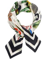 Fable England - Fable Golden Goose Luxury Square Scarf - Lyst