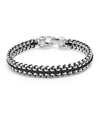 Nialaya - Woven Box Chain Bracelet - Lyst