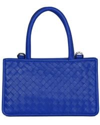 F3Rog by Rana - Cobalt Woven Leather Crossbody Piraye Bag - Lyst