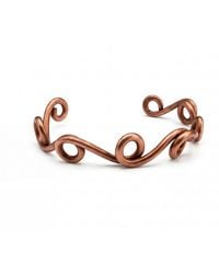 Anatoliacraft - Twisted Copper Sculptural Cuff Bracelet - Lyst