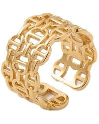 Elk & Bloom - Chunky Intertwined Link Chain 14K Ring - Lyst