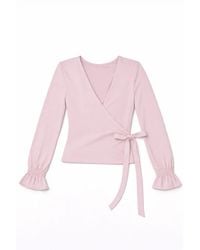 Planet Loving Company - Modal Long-Sleeve Wrap - Lyst