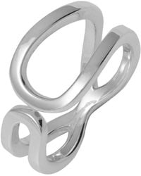 Lucy Quartermaine - Solid Sterling Horse Shoe Petal Ring - Lyst