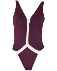 Room 24 - Layla One Piece Bordeaux - Lyst