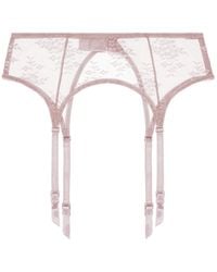 Journelle - Romy Suspender Belt Petal - Lyst