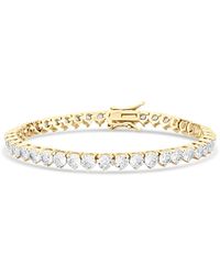 SHYMI - Three Prong Four Mm Round Tennis Bracelet - Lyst
