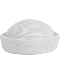 London Atelier Byproduct - Straw Pillbox Hat - Lyst