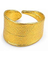 Mother Nature Jewelry - Leaf Ring, Handmade Statement Jewelry - Lyst