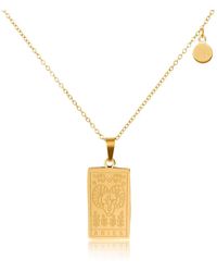 Arctic Fox & Co. - Aries Zodiac Star Sign Necklace - Lyst
