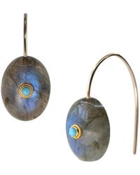 Bombyx House - Labradorite Drop Earrings - Lyst