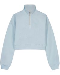 VLD - Runyon Cropped Quarter-Zip Sweatshirt - Lyst
