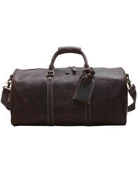 Touri - Leather Weekend Bag With Shoe Storage - Lyst