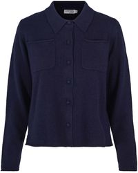 tirillm - Nadine Short Cardigan With Collar And Pockets - Lyst