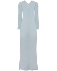Sunday Archives - jagger Silk Long Cut Out Dress - Lyst