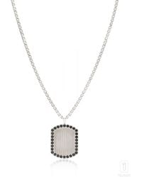 The Jewelz - Elements Dog Tag Pendant Sterling - Lyst
