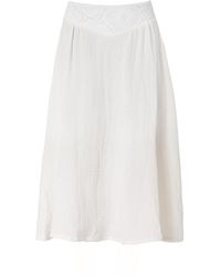 Italia A Collection - Neutrals Seashell Crochet Skirt - Lyst