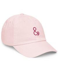 Anchor and Crew - Pastel Ampersand Signature Embroidered Chino Cap - Lyst