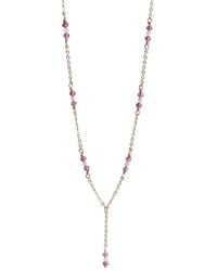 Inari Jewellery - Amarus Necklace – Filled With Garnet & Quartz - Lyst