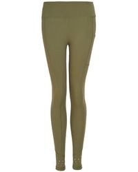 Perky Peach - High Rise Laser 7/8 Khaki Legging - Lyst