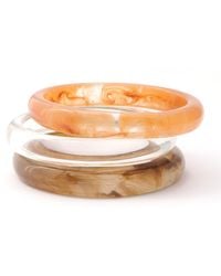 Hye Jane Jewelry - Neutrals Multi Tortoise Bangle Set - Lyst