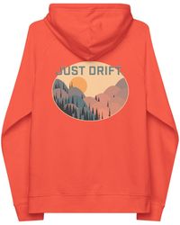 Anchor and Crew - Burnt Just Drift. Seeker Organic Cotton Raglan Hoodie - Lyst