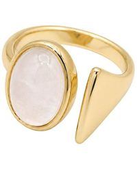 Uchi and Soto - Neutrals Enso Moonstone Wraparound Ring - Lyst
