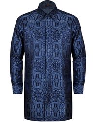 DAVID WEJ - Kensington Floral Jacquard Tunic Shirt - Lyst
