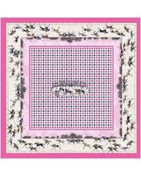 Lazyjack Press - The Mane Event Italian Silk Scarf - Lyst