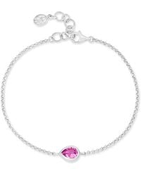 Dower & Hall - Quartz Pear Chain Bracelet - Lyst