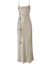 Lita Couture - Floor Lenght Silk Dress In - Lyst