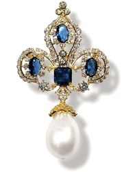 Ninemoo - Royal Iris Natural Pearl Brooch & Pendant - Lyst