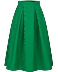 Marianna Déri - Midi Skirt With Moiré Effect - Lyst