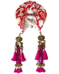 Julia Clancey - Edith Silk Dream Olympia Reversible Turban - Lyst
