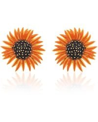 Milou Jewelry - Sunflower Earrings - Lyst