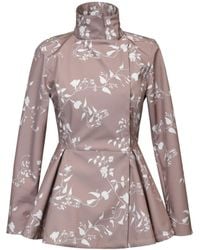 RainSisters - Shade Jacket With Detachable Hood: Rose Blush - Lyst