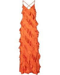 Ofuure - Iza Ruffle Maxi Dress - Lyst