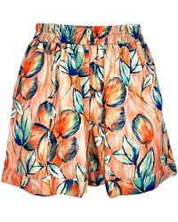 L2R THE LABEL - Linen Boxer Shorts - Lyst