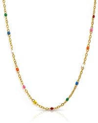 Evie Jewelry - Colour Wave Fine Beaded Waterproof Necklace - Lyst