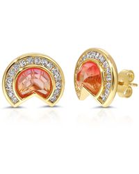 Glamrocks Jewelry - Daybreak Gem Studs- Sun - Lyst