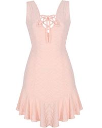 No'design - Duchess Ruffled Mini Dress - Lyst