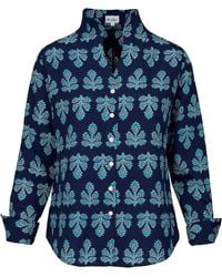 At Last - Viscose Double Cuff Shirt - Lyst