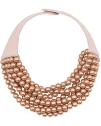 Fairchild Baldwin - Bella Glass Pearl Summer Rose Necklace - Lyst