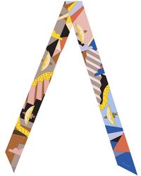 Jessie Zhao New York - Silk Skinny Scarf Of Imagination - Lyst