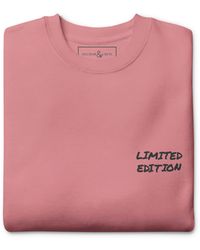 Anchor and Crew - Rose Limited Edition Annotations Organic Cotton Sweatshirt - Lyst