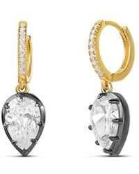 SHYMI - Pave Huggie Pear Drops - Lyst
