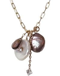 Rare Matters Jewelry - Radiance Charm Coin Pearl Necklace - Lyst
