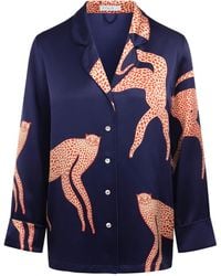 Piola - Long-Sleeve Silk Pyjama Shirt - Lyst